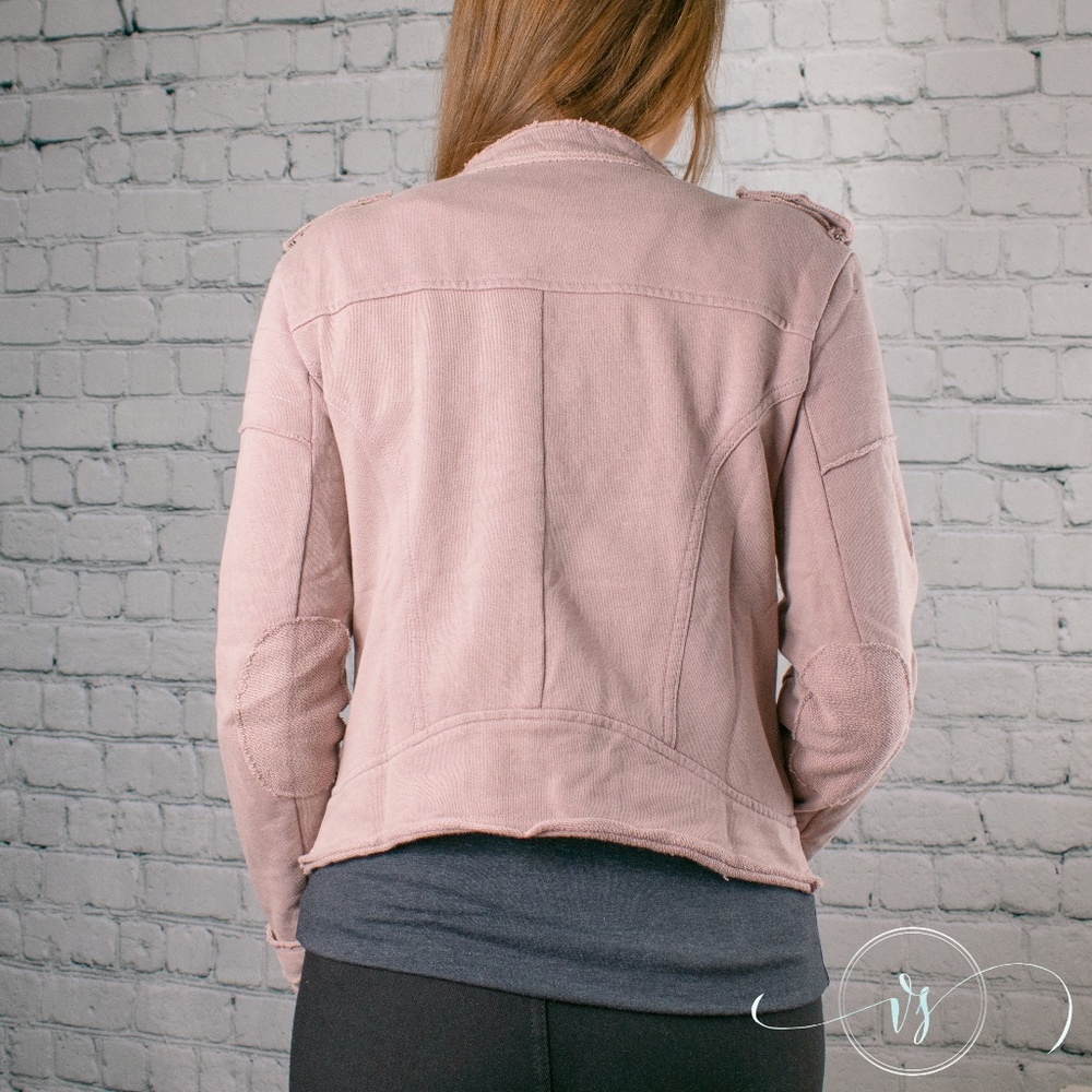 Last One❗Mauve Moto Jacket - Picture 5 of 9